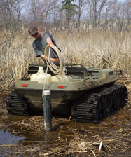 Geologic Earth Exploration Wetland Crossing and Sensitive Habitat Drilling