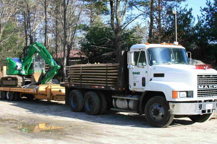 Geo Racked Truck Prepared for Field