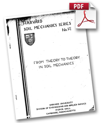 From Theory to Theory in Soli Mechaniccs - Remembering Arthur Casagrande